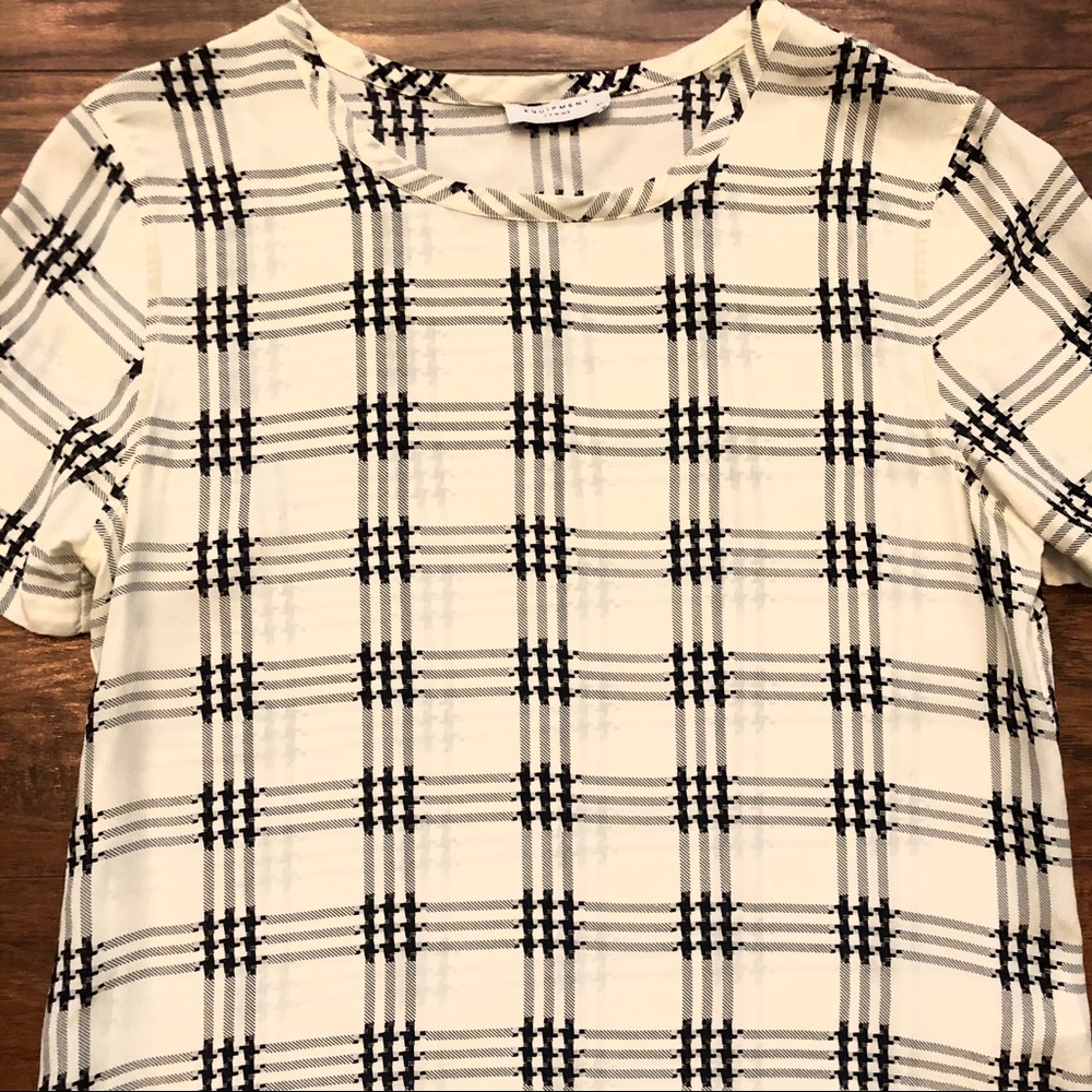 Equipment silk blouse